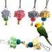 [ параллель импортные товары ] Bird Grinding Beak Calcium Stone With Bell Rat Mineral Lava Block T