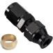 [ параллель импортные товары ] Black Aluminum Fuel HardLine Fitting for outer diameter 1/2inch 1/2