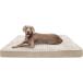 Furhaven XXL Cooling Gel Foam Dog Bed Ultra Plush Faux Fur &amp; Suede Mattress w/ Removable Washable Cover - Cream Jumbo Plus (XX-Large) parallel imported goods 