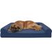Furhaven XXL Memory Foam Dog Bed Quilted Sofa-Style w/ Removable Washable Cover - Navy Jumbo Plus (XX-Large) parallel imported goods 