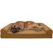 Furhaven XXL Memory Foam Dog Bed Quilted Sofa-Style w/ Removable Washable Cover - Toasted Brown Jumbo Plus (XX-Large) parallel imported goods 