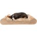 Furhaven Giant Cooling Gel Foam Dog Bed Minky Plush &amp; Velvet Luxe Lounger w/ Removable Washable Cover - Camel Giant (XXX-Large) parallel imported goods 