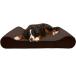 Furhaven Giant Cooling Gel Foam Dog Bed Microvelvet Luxe Lounger w/ Removable Washable Cover - Espresso Giant (XXX-Large) parallel imported goods 