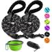 [ параллель импортные товары ] COOYOO 2 Pack Dog Leash 2/5/6 FT Heavy Duty - Comfortable Padded Ha
