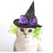 [ параллель импортные товары ] Enjoying Cat Halloween Costume Puppy Witch Hat Cat Wizard Hat Wig D