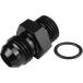 8AN to AN8 8AN Male Adapter Fitting ORB-8 O-ring Boss AN8 Black - F1AD1-08A-08R¹͢