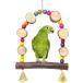 [ параллель импортные товары ] HONBAY Wooden Bird Swing Perch Parrot Hanging Toy for Small Sized B