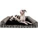 Furhaven XXL Cooling Gel Foam Dog Bed Plush &amp; Southwest Kilim Decor Sofa-St