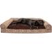 Furhaven XXL Orthopedic Dog Bed Plush &amp; Southwest Kilim Decor Sofa-Style w/ Removable Washable Cover - Desert Brown Jumbo Plus (XX-Large)