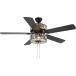 RIVER OF GOODS Glam 52 Inch Width Double-Lit LED Ceiling Fan  Clear¹͢