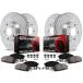 ¹͢ʡ Power Stop K8118 Front and Rear Z23 Carbon Fiber Brake Pads with Dr