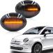 [ параллель импортные товары ] NSLUMO Sequential Amber LED Side Marker Light for 07-19 Fiat 500 50