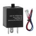 ¹͢ʡ LED Flasher Relay 12V/24V  Motorcycle Electric Flasher for Turn Sig