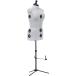 [ параллель импортные товары ] Dritz Twin-Fit Adjustable Tri-Pod Stand Medium Dress Form Silver