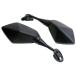 ¹͢ʡ  MotorToGo Black Carbon Sport Motorcycle Rear View Mirrors Compat