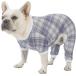 [ параллель импортные товары ] CuteBone Classic Plaid Small Dog Pajamas Stretchy Cat Clothes for D