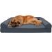 Furhaven XXL Memory Foam Dog Bed Quilted Sofa-Style w/ Removable Washable Cover - Iron Gray Jumbo Plus (XX-Large) parallel imported goods 