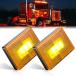 [ параллель импортные товары ] LED Side Marker Lights Nifeida 4 LED Waterproof Square Stud Mount