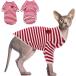 [ параллель импортные товары ] Bonaweite Sphynx Hairless Cats Shirt Cornish Rex Kitten Rainbow St