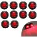 [ параллель импортные товары ] KYYET 10 Pcs 3/4 Inch Mount Red LED Rear Side Marker Indicator Ligh