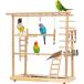 [ параллель импортные товары ] Ibnotuiy Pet Parrot Playstand Parrots Bird Playground Bird Play Sta