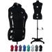 [ параллель импортные товары ] Black 13 Dials Female Fabric Adjustable Mannequin Dress Form for Se