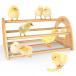 [ параллель импортные товары ] Ensayeer Bamboo Chicken Perch with Mirror Strong Roosting Bar for