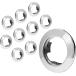 [ параллель импортные товары ] ONLINE LED STORE 10pc 3/4 inch Round Marker Light Chrome Bezel Comp
