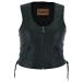 ���¹�͢���ʡ� Daniel Smart Biker Vest for Women Soft Lambskin Leather Vest wit