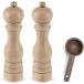 Peugeot Paris U'Select 9-Inch Salt &amp; Pepper Mill Gift Set Natural Beechwood - With Wooden Spice Scoop parallel imported goods 