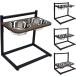 [ параллель импортные товары ] Emfogo Dog Food Bowls Raised Dog Bowl Stand Feeder Adjustable Eleva