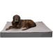 Furhaven XXL Memory Foam Dog Bed Water-Resistant Indoor/Outdoor Quilt Top Convertible Mattress w/ Removable Washable Cover - Gray Jumbo Plus (XX-L