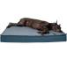 Furhaven XXL Cooling Gel Foam Dog Bed Water-Resistant Indoor/Outdoor Quilt Top Convertible Mattress w/ Removable Washable Cover - Calm Blue Jumbo