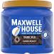 [ параллель импортные товары ] Maxwell House Dark Silk Ground Coffee (24.5 oz Canister)