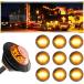 [ параллель импортные товары ] BJZ 3/4'' LED Trailer Marker Clearance Lights Amber Round 12V LED S