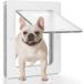 [ параллель импортные товары ] Dog Door Plastic Pet Door by PETOUCH 8.5inch x 11.5inch Inner Fra