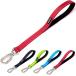 [ параллель импортные товары ] ZALER Short Dog Leash 18 Inches Traffic Leashes for Dogs Nylon Re