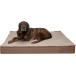 Furhaven XXL Memory Foam Dog Bed Water-Resistant Indoor/Outdoor Quilt Top Convertible Mattress w/ Removable Washable Cover - Sand Jumbo Plus (XX-L