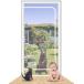 [ параллель импортные товары ] SHRRL Reinforced Cat Screen Door Fits Door Size 38''x 80'' Pet Res