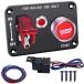 Twidec/12V DC Ignition Switch Panel 2 in 1 Racing Car Engine Start Pu ¹͢