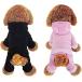 [ параллель импортные товары ] Dog Hoodie Pet Jumpsuit Fleece Sweatshirt with Buttons Dog Clothe