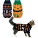 [ параллель импортные товары ] Vehomy 2Pcs Pet Halloween Sweaters Dog Halloween Pumpkin Sweater Ki