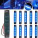 [ параллель импортные товары ] TLTLTL10pcs Blue 12V 6LED Trailer Side Marker Indicator Lights 3.8i