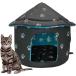 [ параллель импортные товары ] Fhiny Stray Cats Shelter Waterproof Outdoor Cat Dog House Foldable