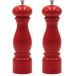 Bisetti Red Firenze 8.66 Inch Salt and Pepper Mill Set With Adjustable Grinders parallel imported goods 