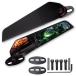 ¹͢ʡ  Motorcycle Rear View Mirrors with LED Turn Signal Lights Stealth