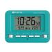 ii mono (Iimono) put clock Sky blue / white 107×40×80mm double alarm radio wave snooze calendar thermometer ROC-01SBL