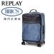 li Play × желтохвост ksREPLAY×BRIC'S Carry кейс для мужчин и женщин Toro Lee хлопок Denim ткань голубой нейлон комбинированный 4 колесо литейщик машина внутри принесенный внутренний стандартный товар 