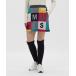  официальный Munsingwear одежда MUNSINGWEAR блок рисунок вязаный юбка женский уборная возможно талия резина Golf модный MG5FSK51L