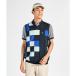  официальный Munsingwear одежда цвет блок V шея лучший мужской уборная возможно Golf одежда модный MG5SVE21M 25SS